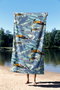 Mijölnir Toalla de Playa 70 x 130 cm Multicolor - 70% Poliéster, 30% Poliamida, Tejido Microfilamento de Lujo